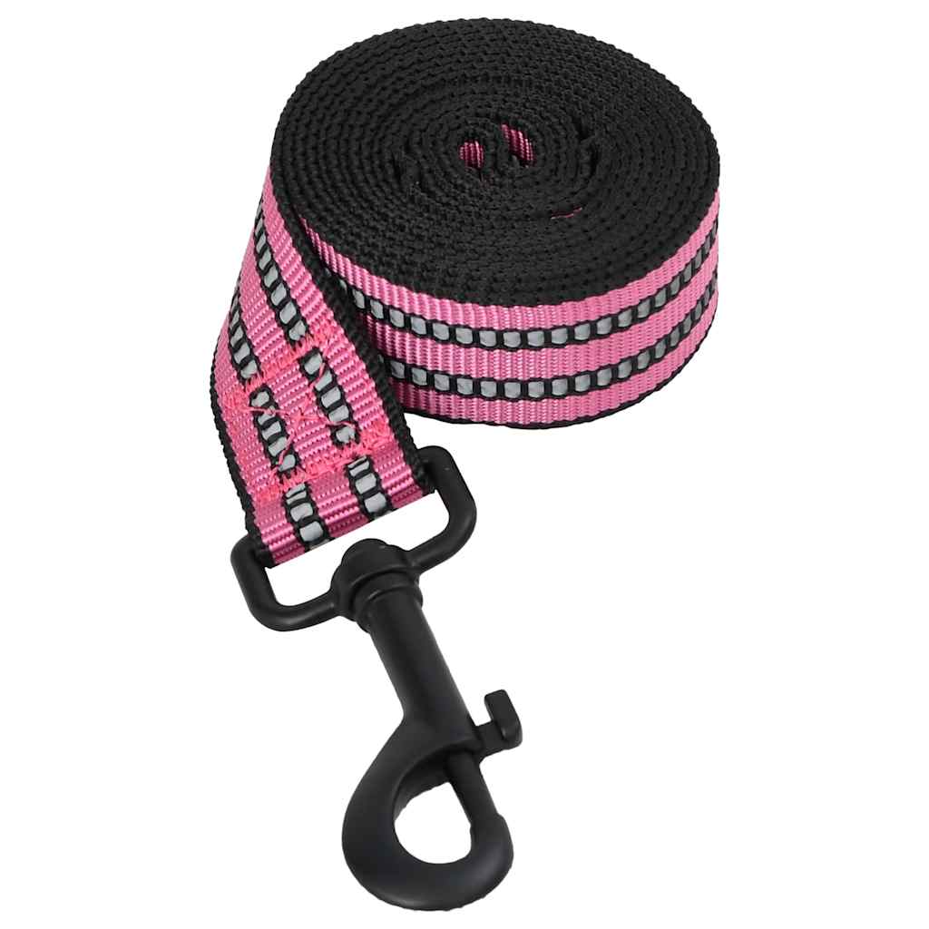 Pettorina per Cani con Guinzaglio e Collare Regolabile Rosa L | homemem39