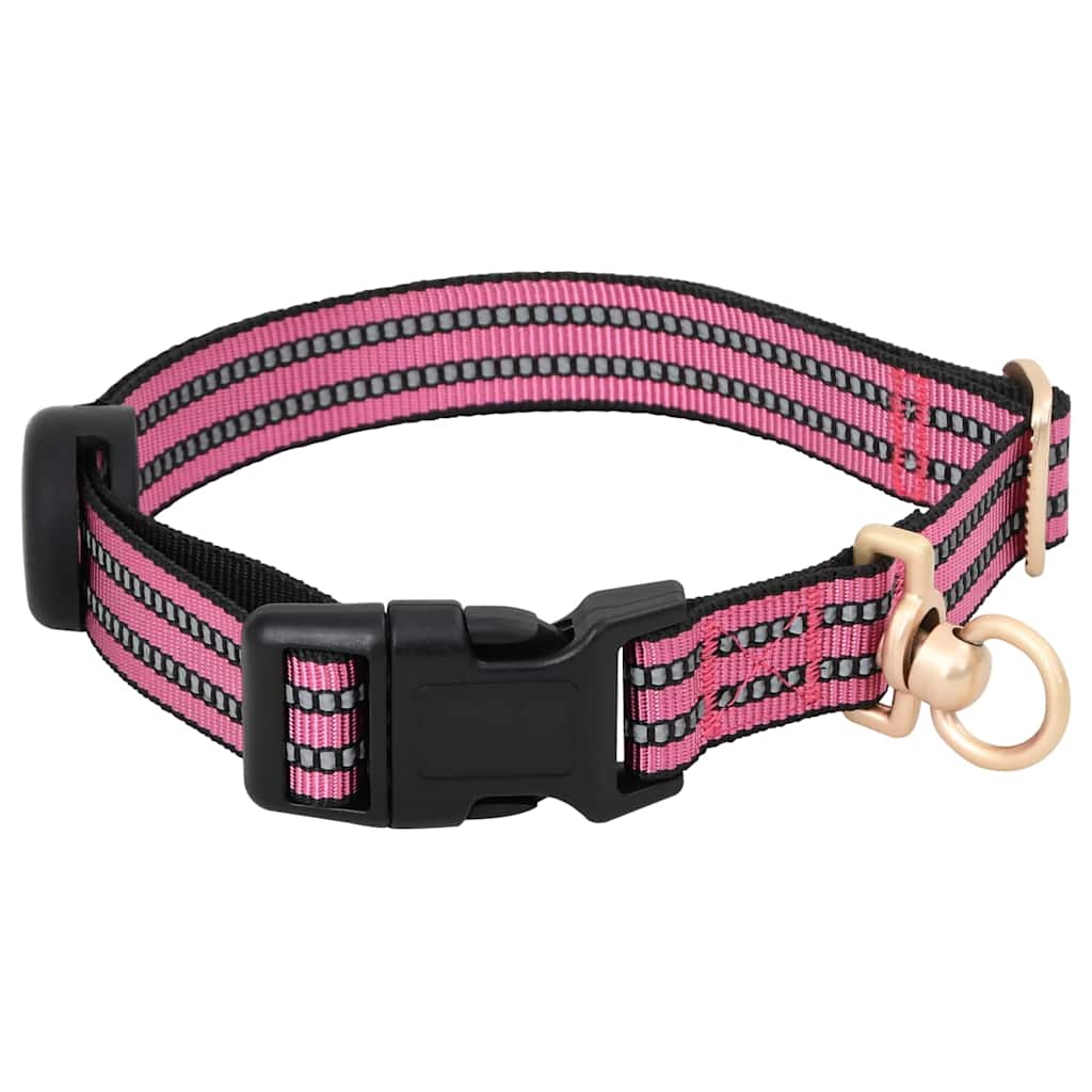 Pettorina per Cani con Guinzaglio e Collare Regolabile Rosa L | homemem39