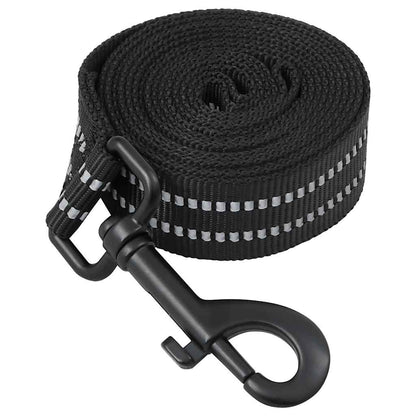 Pettorina per Cani con Guinzaglio e Collare Regolabile Nero XL | homemem39