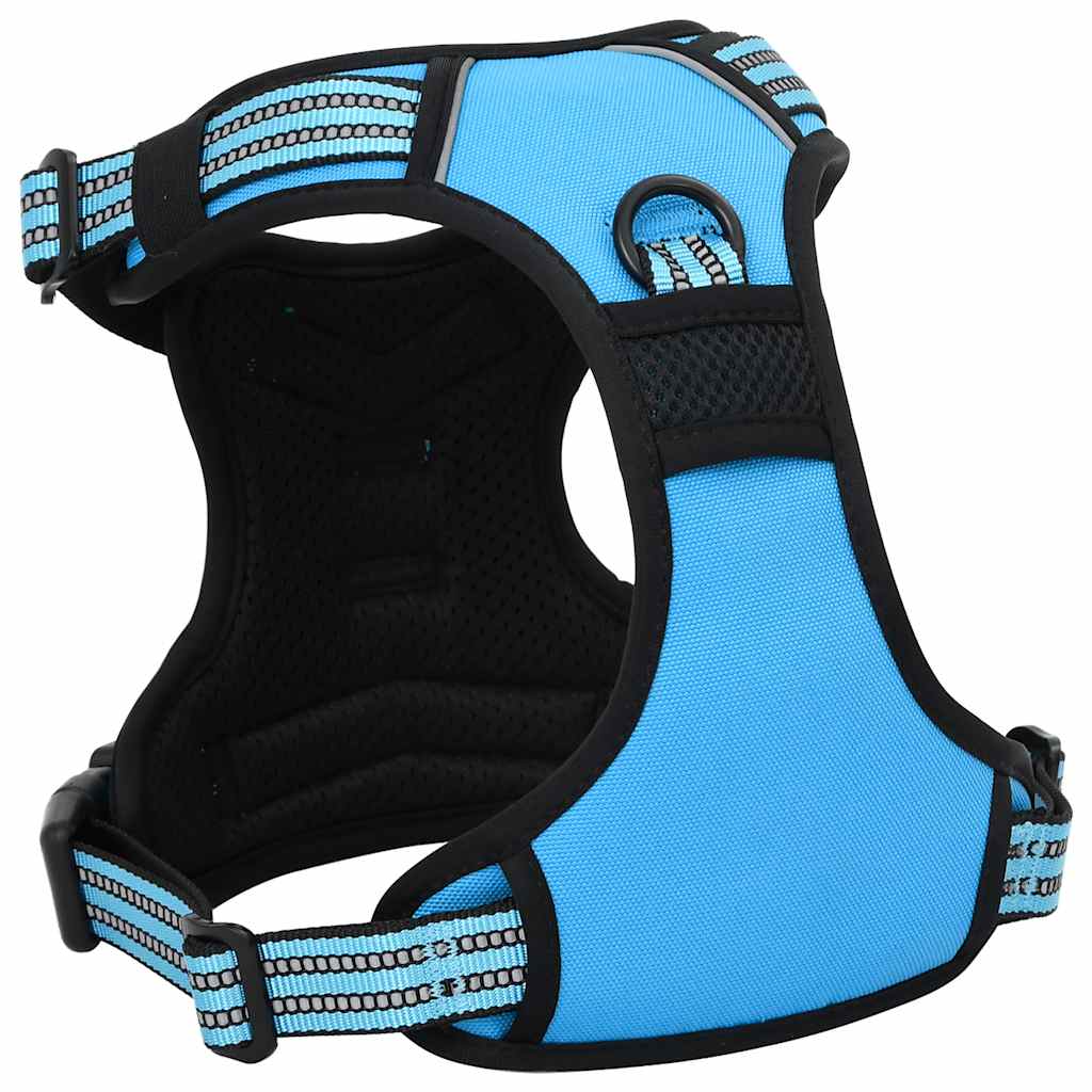 Pettorina per Cani con Guinzaglio e Collare Regolabile Blu XL | homemem39