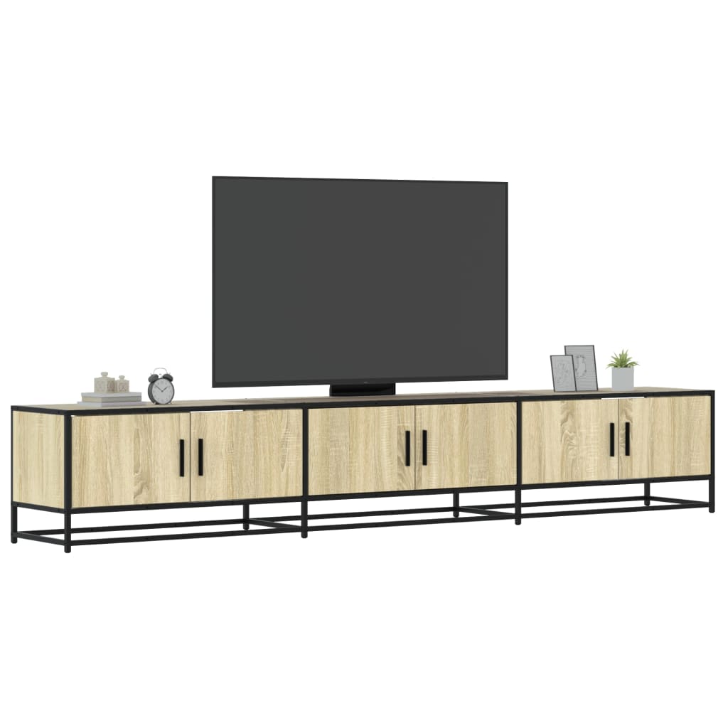 Mobile per TV Rovere Sonoma 240x35x41 cm in Truciolato - homemem39