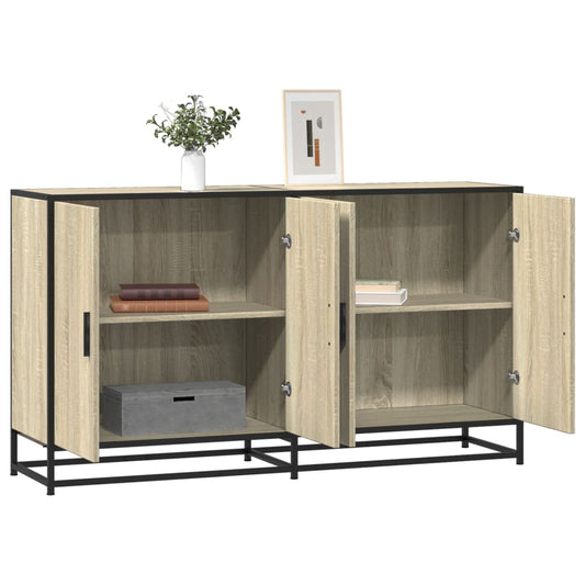 Credenza Rovere Sonoma 134x35x76 cm in Truciolato - homemem39