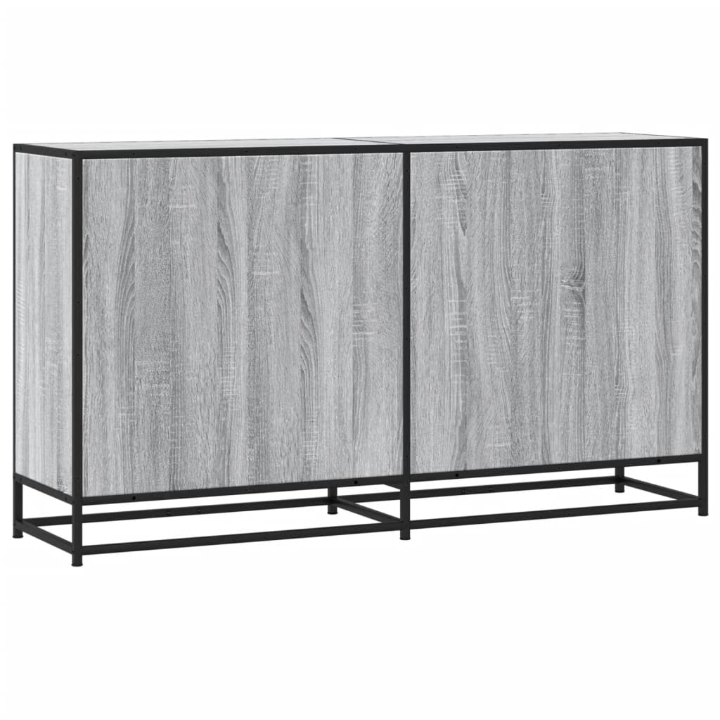 Credenza Grigio Sonoma 134x35x76 cm in Truciolato - homemem39