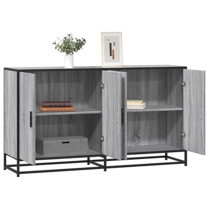 Credenza Grigio Sonoma 134x35x76 cm in Truciolato - homemem39