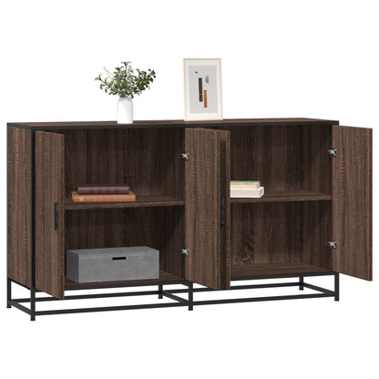 Credenza Rovere Marrone 134x35x76 cm in Truciolato - homemem39