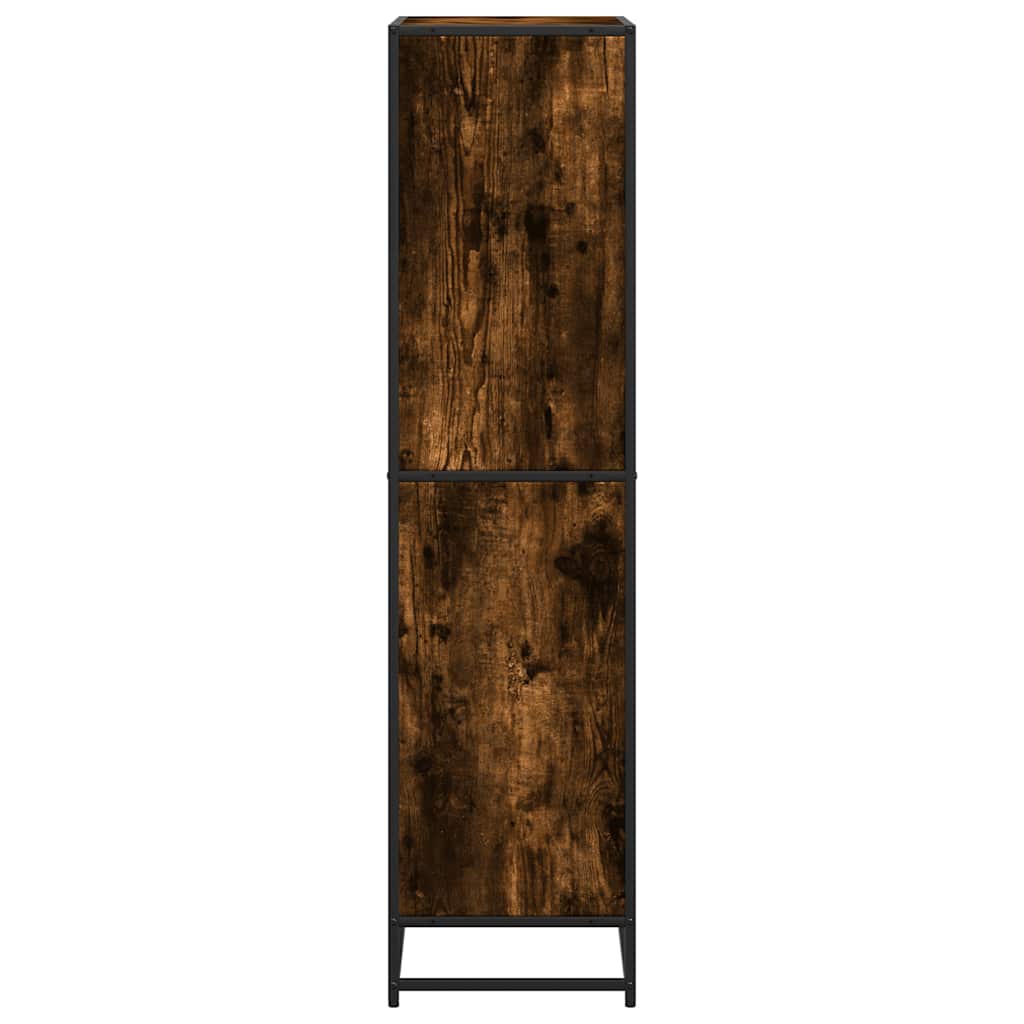 Libreria Rovere Fumo 60x35x139 cm in Truciolato | homemem39