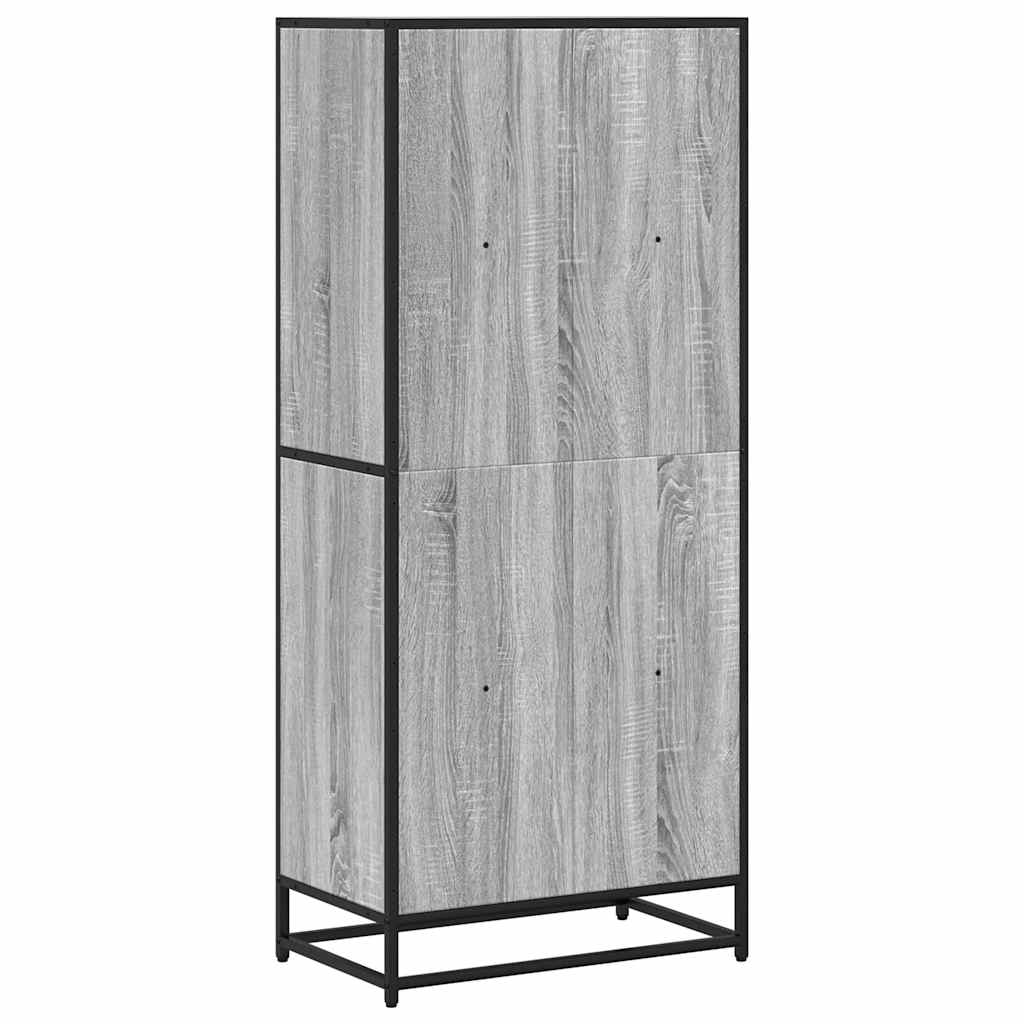 Libreria Grigio Sonoma 60x35x139 cm in Truciolato | homemem39