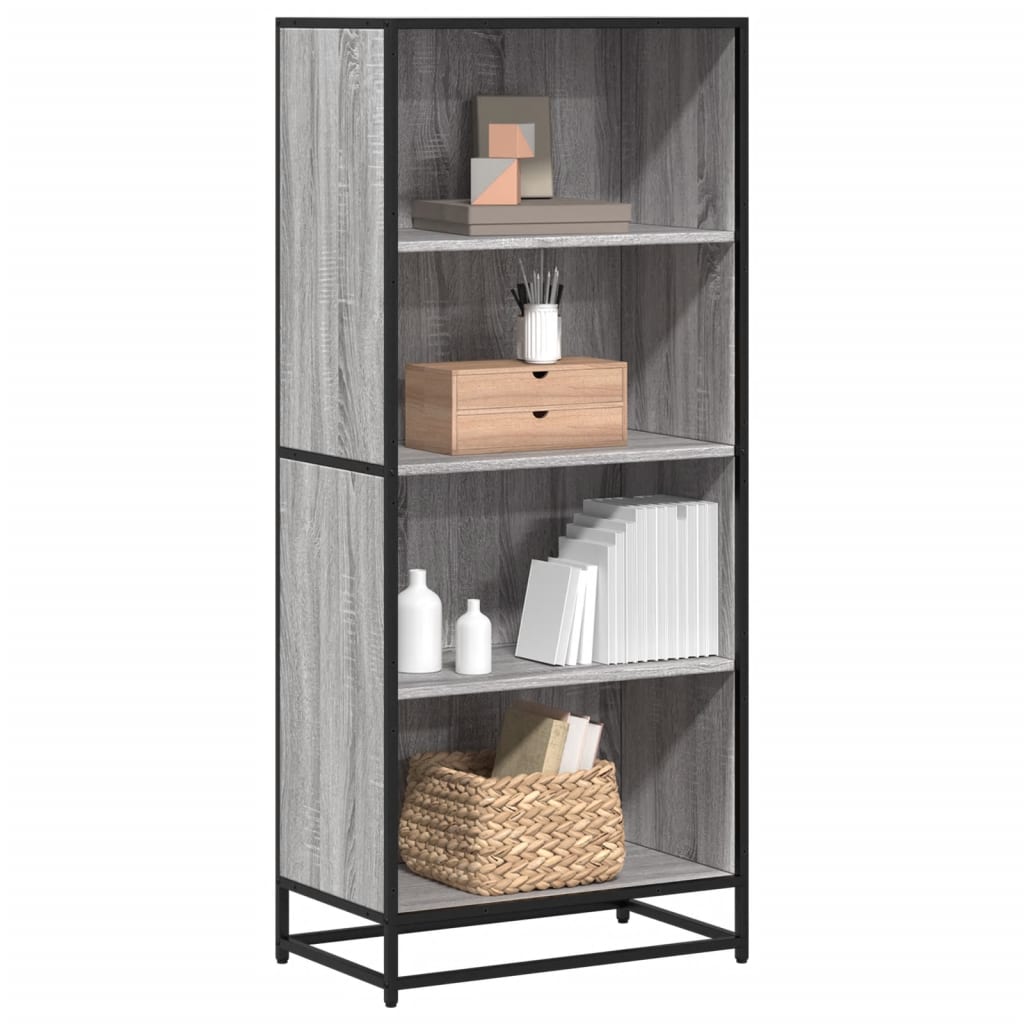 Libreria Grigio Sonoma 60x35x139 cm in Truciolato | homemem39