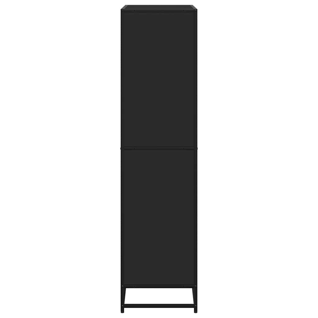 Libreria Nera 80,5x35x139 cm in Truciolato | homemem39