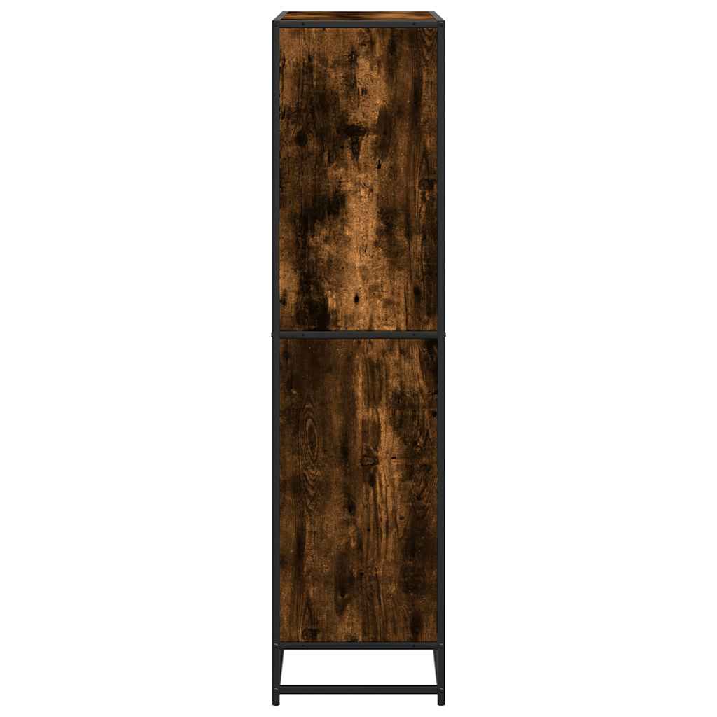 Libreria Rovere Fumo 80,5x35x139 cm in Truciolato | homemem39