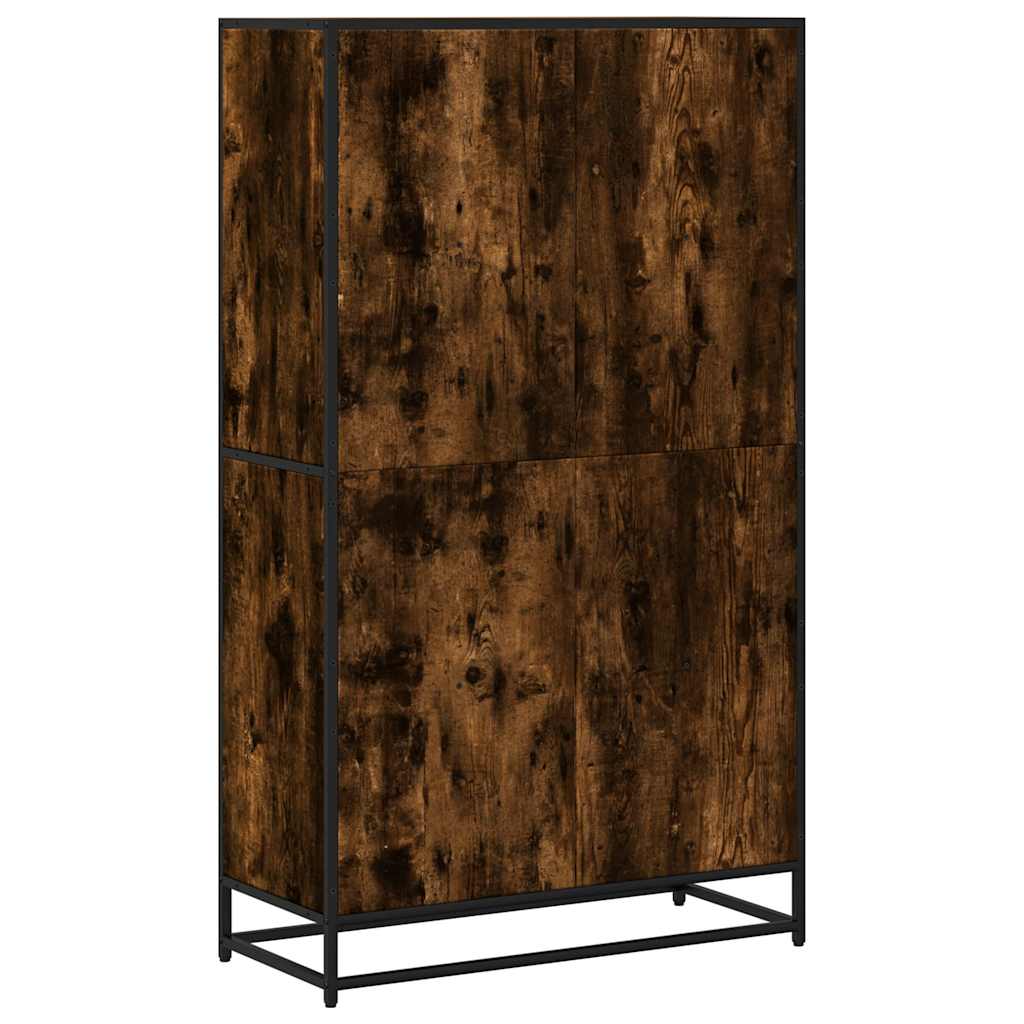 Libreria Rovere Fumo 80,5x35x139 cm in Truciolato | homemem39