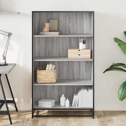 Libreria Grigio Sonoma 80,5x35x139 cm in Truciolato | homemem39