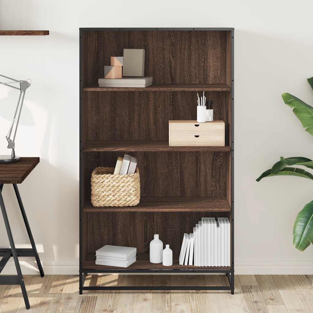 Libreria Rovere Marrone 80,5x35x139 cm in Truciolato | homemem39