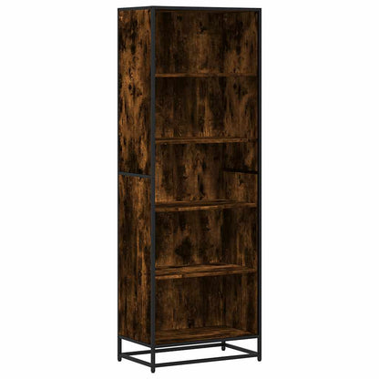 Libreria Rovere Fumo 60x35x170,5 cm in Truciolato