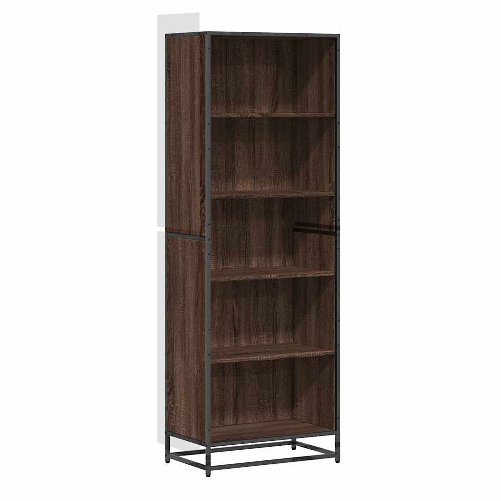 Libreria Rovere Marrone 60x35x170,5 cm in Truciolato