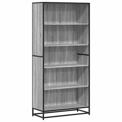 Libreria Grigio Sonoma 80,5x35x170,5 cm in Truciolato