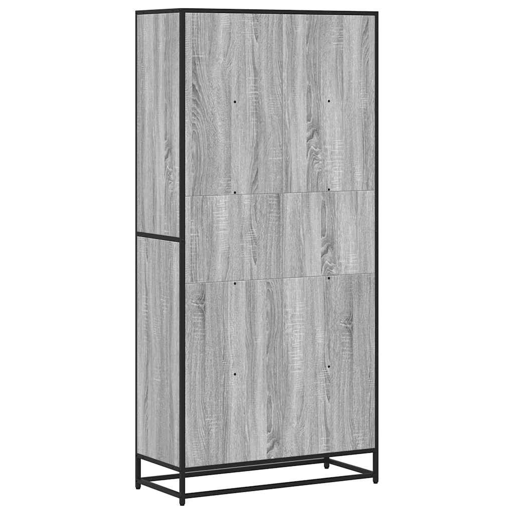 Libreria Grigio Sonoma 80,5x35x170,5 cm in Truciolato | homemem39