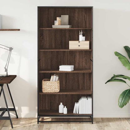 Libreria Rovere Marrone 80,5x35x170,5 cm in Truciolato | homemem39