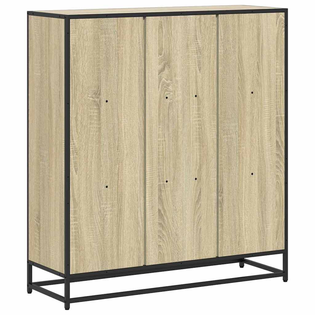 Libreria Rovere Sonoma 97,5x33x107,5 cm Multistrato e Metallo | homemem39