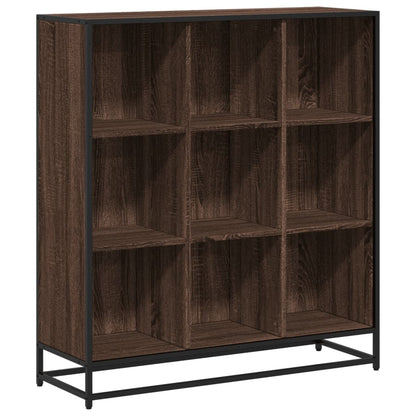 Libreria Rovere Marrone 97,5x33x107,5 cm Multistrato e Metallo