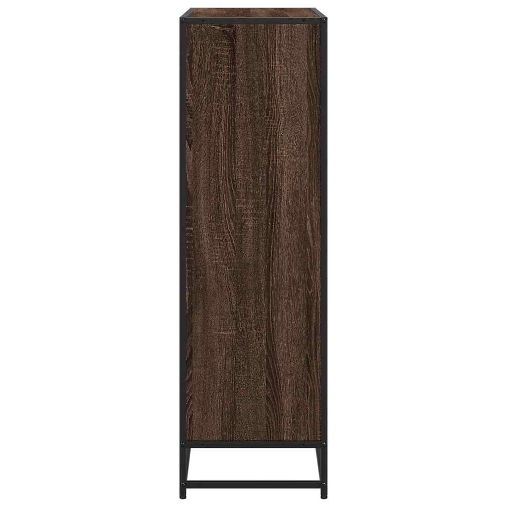 Libreria Rovere Marrone 97,5x33x107,5 cm Multistrato e Metallo | homemem39
