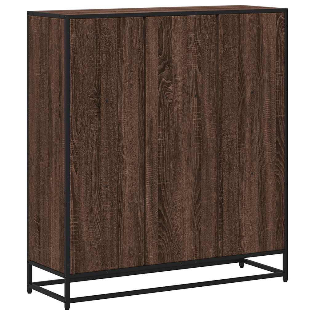 Libreria Rovere Marrone 97,5x33x107,5 cm Multistrato e Metallo | homemem39