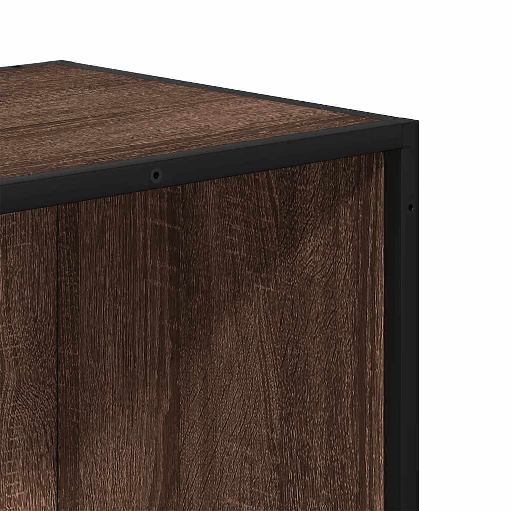 Libreria Rovere Marrone 97,5x33x107,5 cm Multistrato e Metallo | homemem39