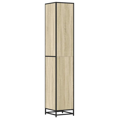 Mobile da Bagno Sonoma 35x37,5x188,5 cm in Truciolato e Metallo
