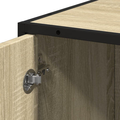 Mobile da Bagno Sonoma 35x37,5x188,5 cm in Truciolato e Metallo | homemem39