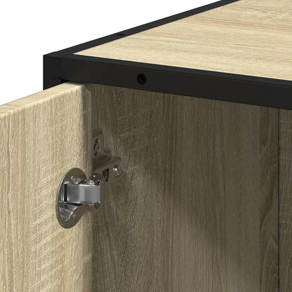 Mobile da Bagno Sonoma 35x37,5x188,5 cm in Truciolato e Metallo