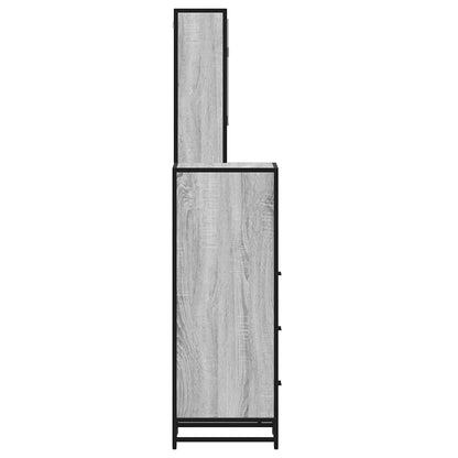Set Mobili da Bagno 3 pz Grigio Sonoma in Legno Multistrato | homemem39