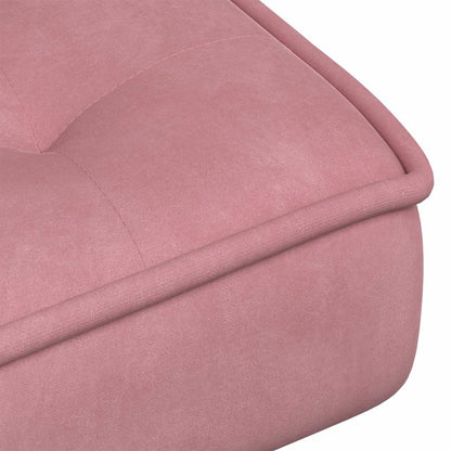 Poltrona Relax 64x74x84 cm Rosa in Velluto
