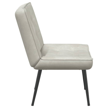 Poltrona Relax 64x74x84 cm Crema in Velluto