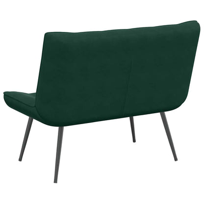 Panca Verde Scuro 110x74x84 cm in Velluto