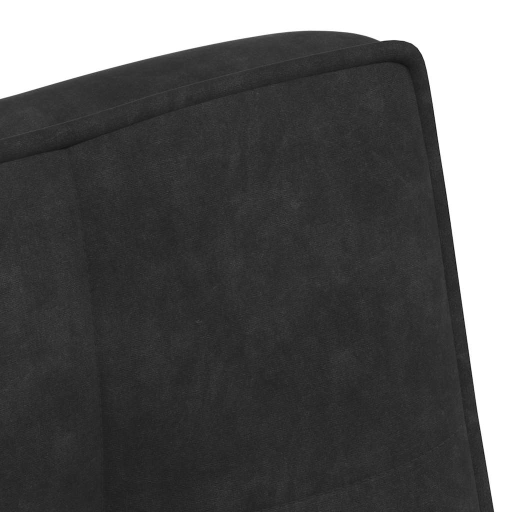 Panca Nera 110x74x84 cm in Velluto | homemem39