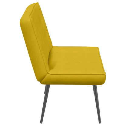 Panca Gialla 110x74x84 cm in Velluto