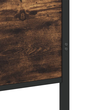 Giroletto senza Materaso in Metallo Rovere Fumo 193x203 cm - homemem39