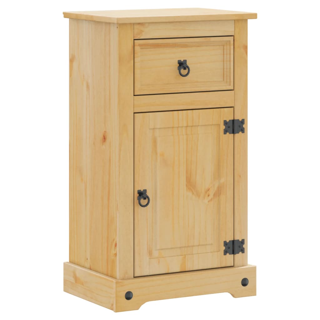 Mobile da Bagno Corona 45x33x80 cm in Legno Massello di Pino