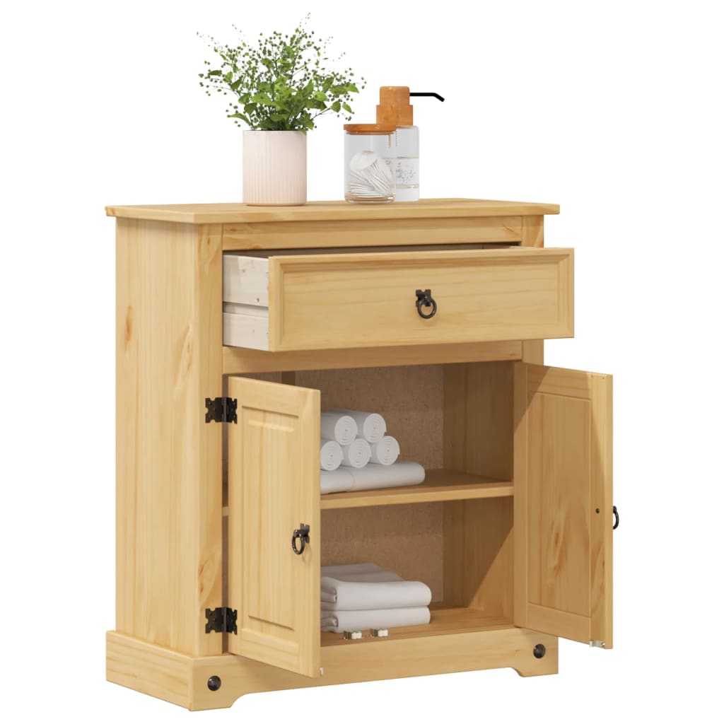 Mobile da Bagno Corona 70x33x80 cm in Legno Massello di Pino | homemem39