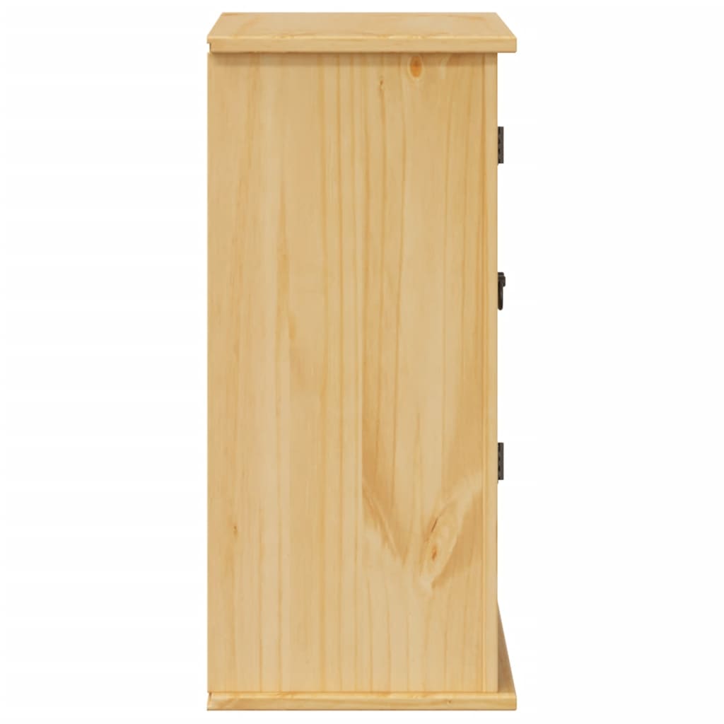 Mobile Bagno a Parete Corona 70x33x71,5cm Legno Massello Pino | homemem39