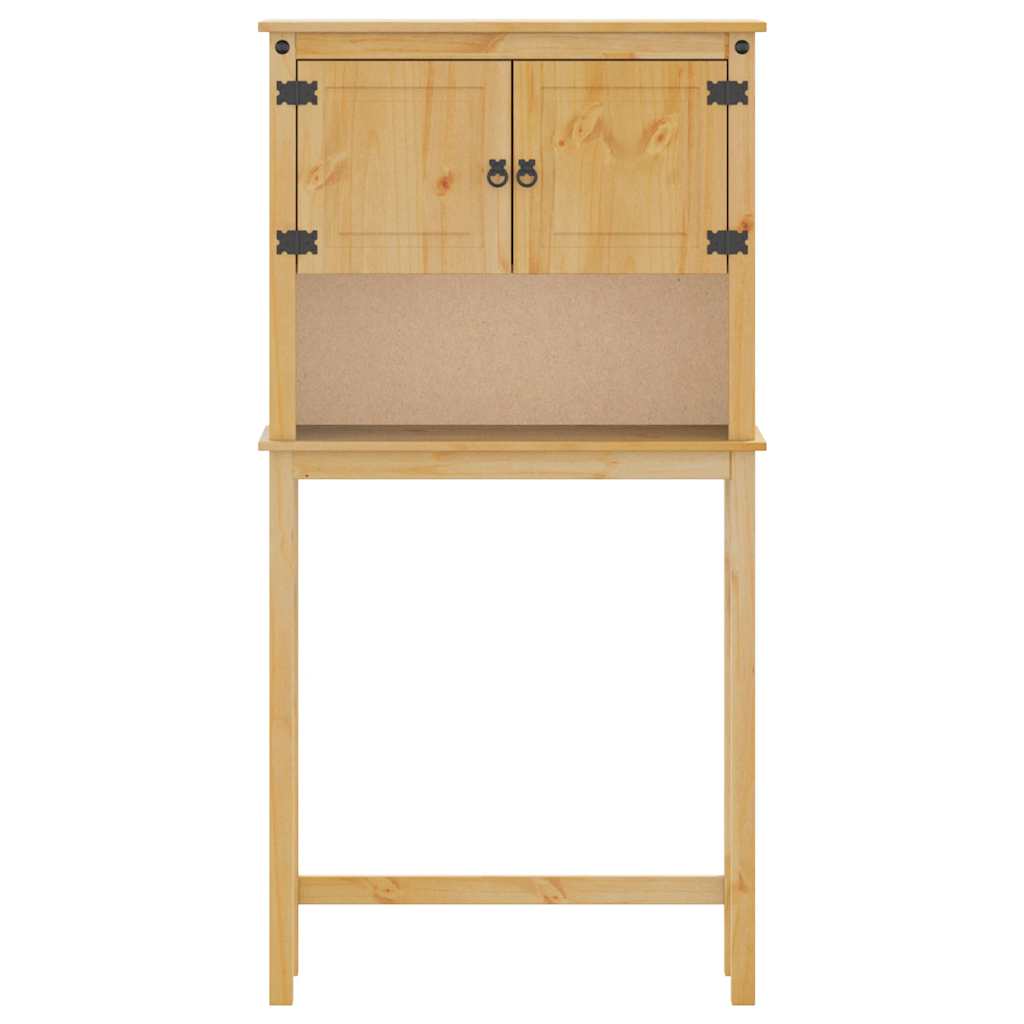Mobile Lavatrice da Bagno Corona in Legno Massello di Pino | homemem39