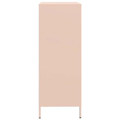 Credenza Rosa 68x39x101,5 cm in Acciaio - homemem39