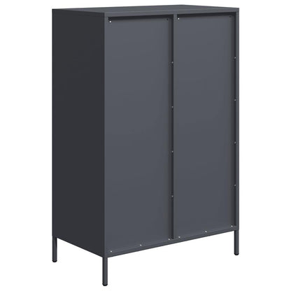 Credenza Antracite 68x39x101,5 cm Acciaio - homemem39