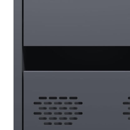 Credenza Antracite 68x39x101,5 cm Acciaio - homemem39