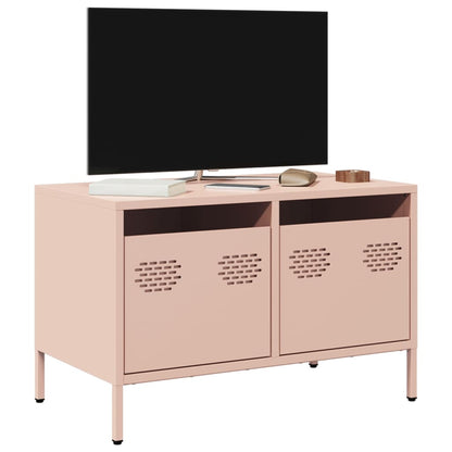 Mobile TV Rosa 68x39x43,5cm in Acciaio Laminato a Freddo - homemem39