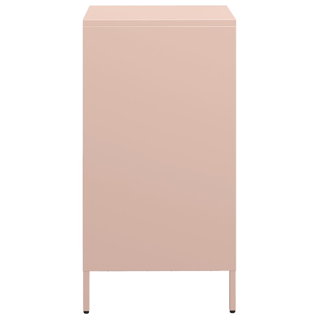 Credenza Rosa 35x39x73,5 cm in Acciaio Laminato a Freddo - homemem39