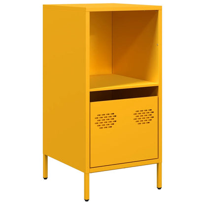 Credenza Giallo Senape 35x39x73,5 cm Acciaio Laminato a Freddo - homemem39