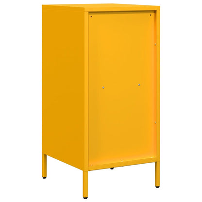 Credenza Giallo Senape 35x39x73,5 cm Acciaio Laminato a Freddo - homemem39