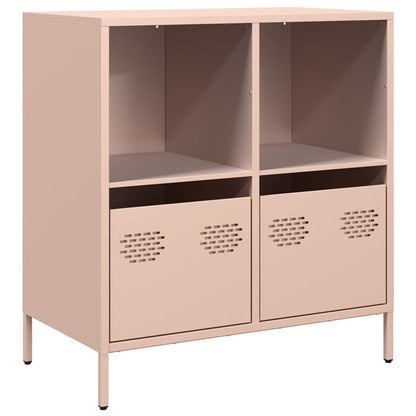 Credenza Rosa 68x39x73,5 cm in Acciaio Laminato a Freddo - homemem39