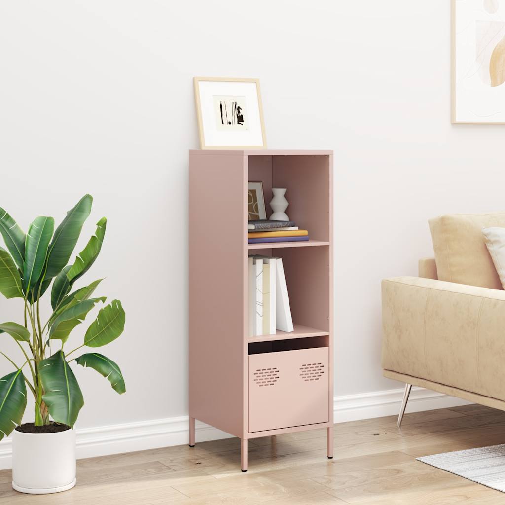 Credenza Rosa 35x39x103,5 cm in Acciaio - homemem39